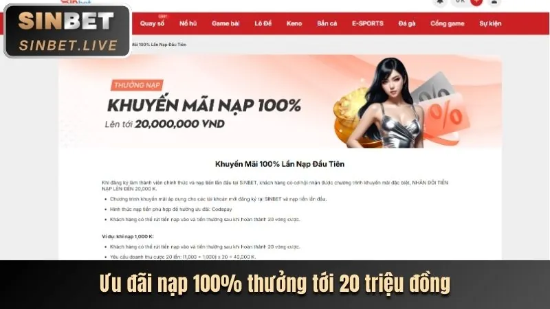 Thưởng nạp tiền dành cho người dùng ứng dụng